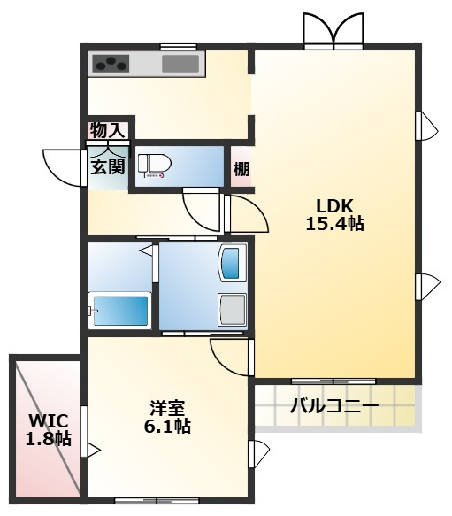 メゾンヴェリテの間取り