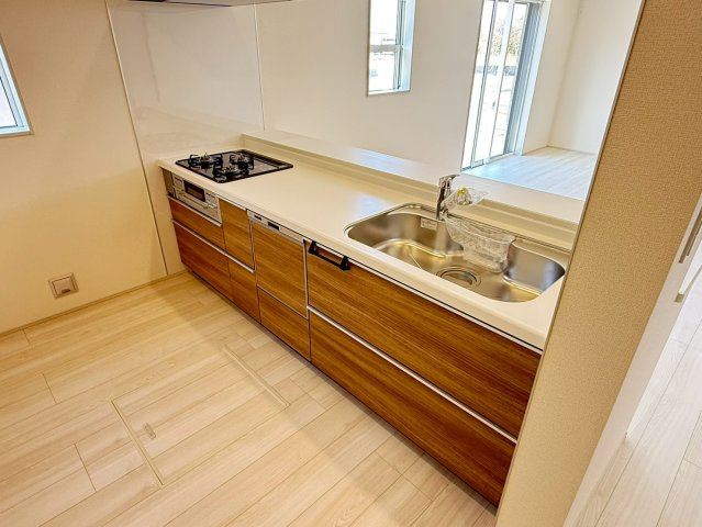 川越市豊田町2丁目　新築一戸建て　1号棟のキッチン|キッチンです