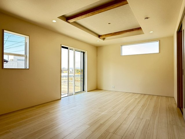 川越市豊田町2丁目　新築一戸建て　1号棟の居間・リビング|居間です