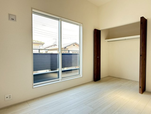 川越市豊田町2丁目　新築一戸建て　2号棟の寝室|使い勝手のいい寝室です