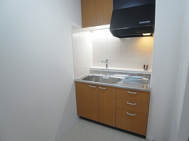 前田マンションのキッチン|ガスコンロ対応キッチン