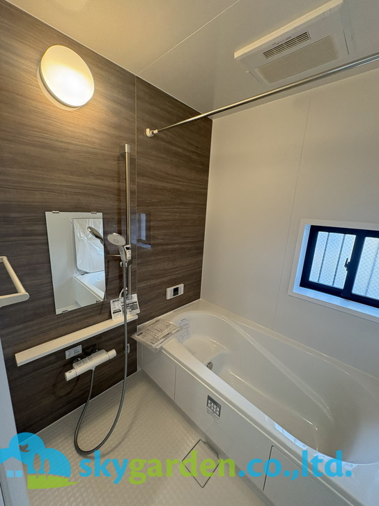 茅ヶ崎市香川４丁目　新築戸建　全１棟の浴室|お風呂で日々の疲れを落としましょう