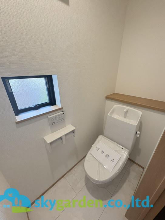 茅ヶ崎市香川４丁目　新築戸建　全１棟のトイレ|シンプルで使いやすいトイレです