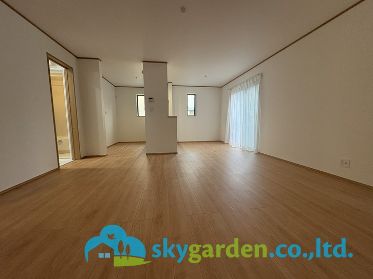 茅ヶ崎市香川４丁目　新築戸建　全１棟の居間・リビング|リビングです