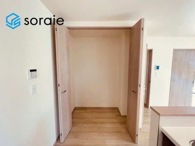 仲介手数料無料　ハートフルタウン狭山市柏原　全２棟の収納|3月23日撮影。