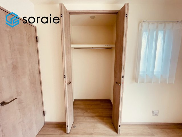 仲介手数料無料　ハートフルタウン狭山市柏原　全２棟の収納|3月23日撮影。