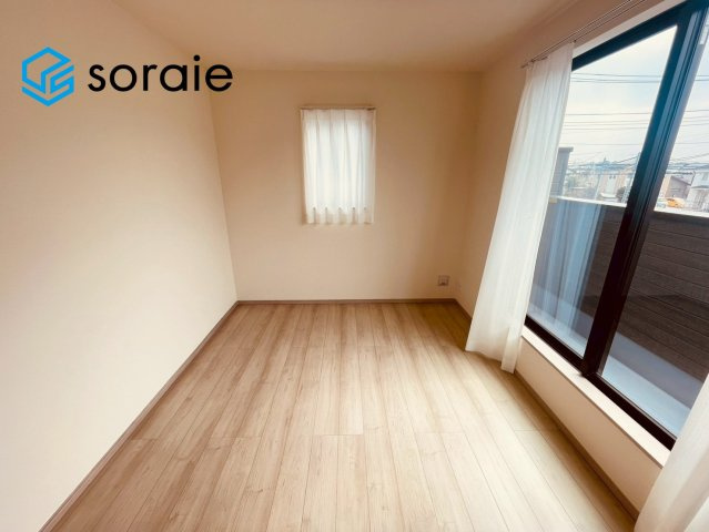 仲介手数料無料　ハートフルタウン狭山市柏原　全２棟の寝室|3月23日撮影。