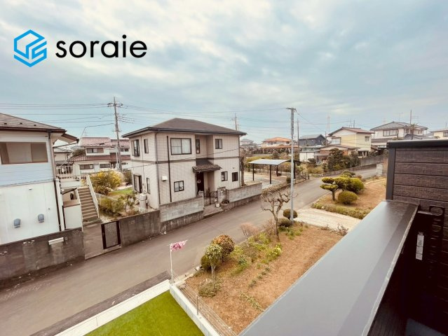 仲介手数料無料　ハートフルタウン狭山市柏原　全２棟の展望|3月23日撮影。