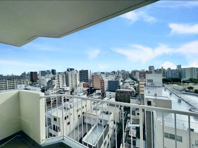 【キッチン】 | さんくれーる湊川 | 〇2面バルコニーで通風良好♪
〇荒田公園側の眺望♪採光・眺望良好です♪