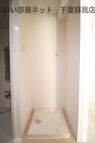 シンシアの洗面所|洗濯機置場