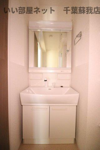 シンシアの洗面所|スペースが確保できる洗面所です