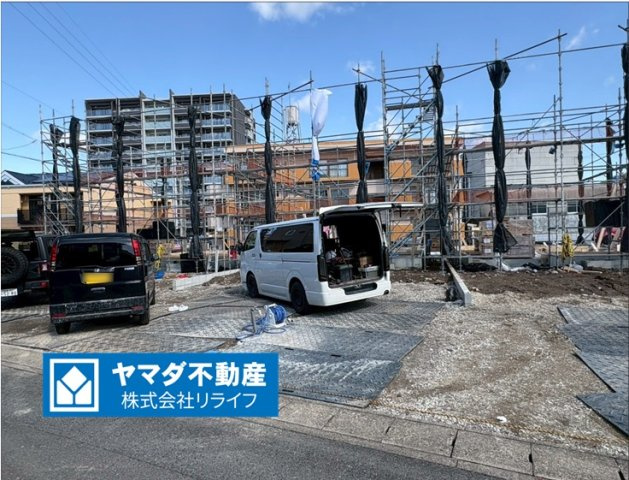 ハートフルタウン　各務原市鵜沼東町5丁目　全3区画分譲の外観|「現地（2026年1月26日）撮影」　
■外観写真　
■ヤマダ不動産　株式会社リライフ　