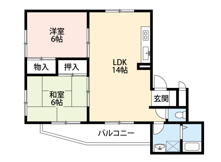 ボーセジュールの間取り
