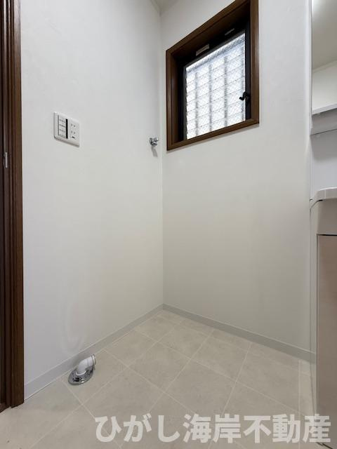 茅ヶ崎市室田3丁目　 中古戸建のランドリースペース|新規リフォーム完了！　洗濯機置場