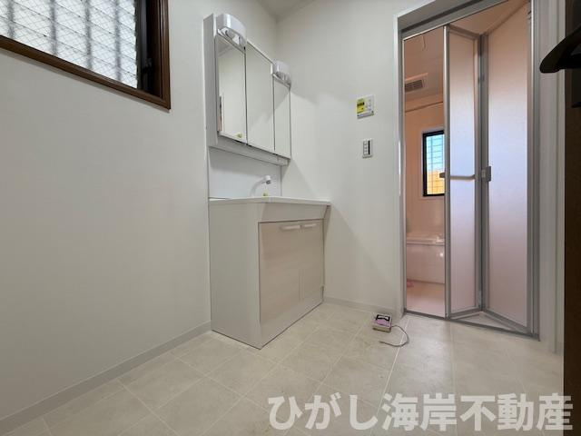 茅ヶ崎市室田3丁目　 中古戸建の脱衣所|新規リフォーム完了！　脱衣スペース