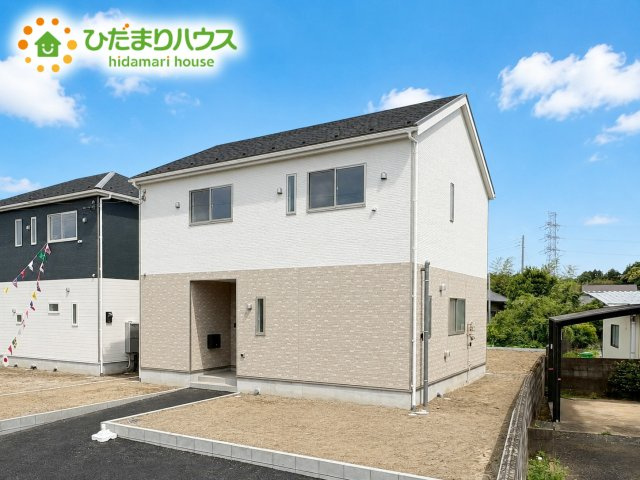 東海村亀下第1　新築戸建　1号棟の外観|是非一度、ご家族そろってご内覧ください♪