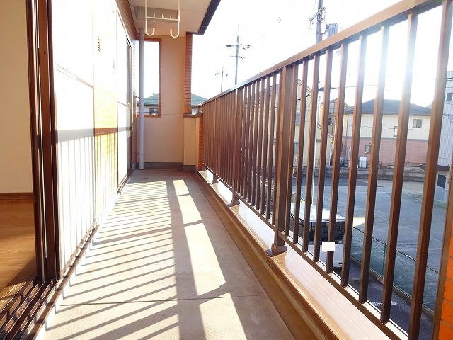 エスポワール茨木のバルコニー