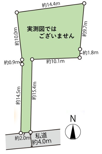泉区中田南4丁目 中古戸建 1580万円の区画図