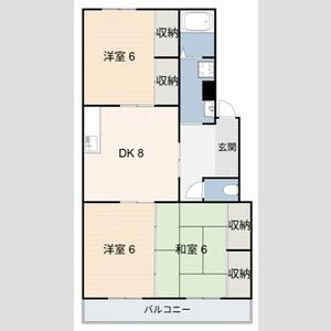 クリーンシティの間取り