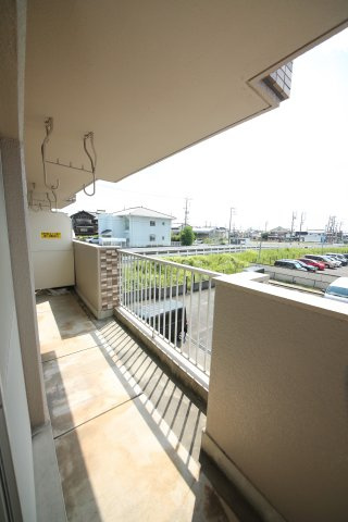 クリーンシティのバルコニー