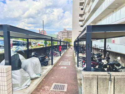 【その他】 | 須磨パークヒルズA棟 | 自転車・バイク置場もあります♪