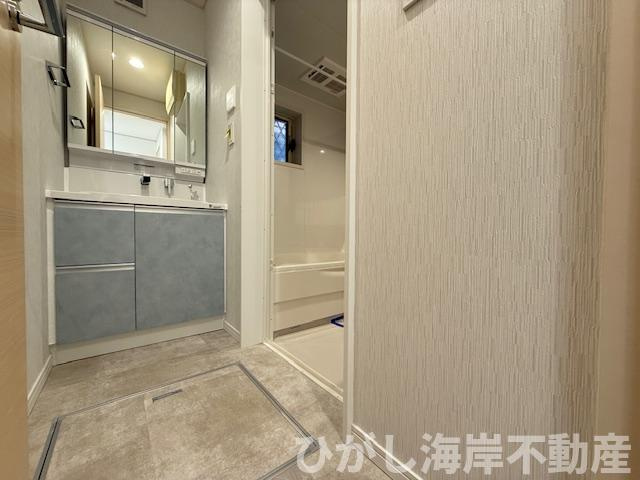 茅ヶ崎市松林1丁目　中古戸建の脱衣所|新規リフォーム完了！　脱衣スペース