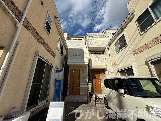 茅ヶ崎市松林1丁目　中古戸建の前面道路含む現地写真|現地外観