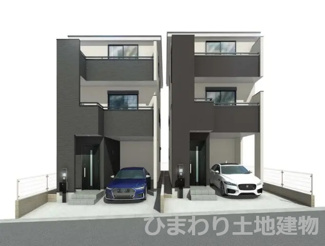 【外観】 | 大和市中央林間4丁目 B号棟 | イメージパース（完成時に現況と異なる場合は現況優先となります）