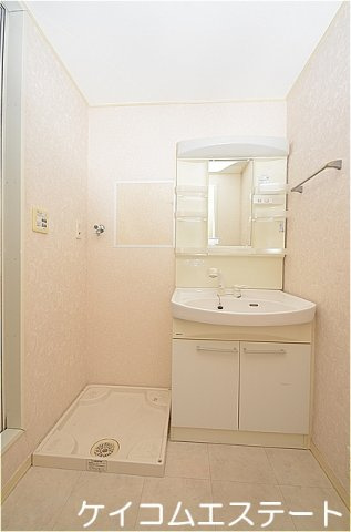 北九州市八幡西区永犬丸４丁目のアパートの洗面所