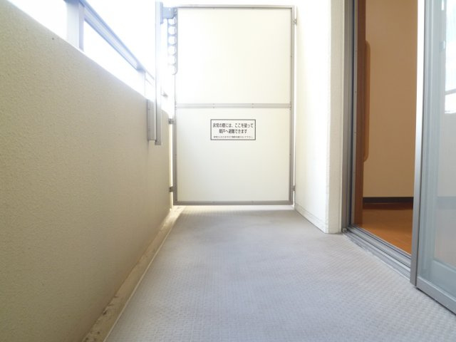 エルセレーノ住之江のバルコニー