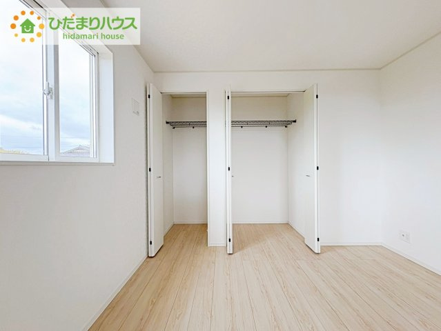 東海村亀下第1　新築戸建　2号棟の収納|各居室にはしっかりと収納を完備！