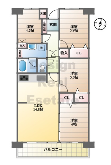 【間取り】 | コンフォート銀座　マンション