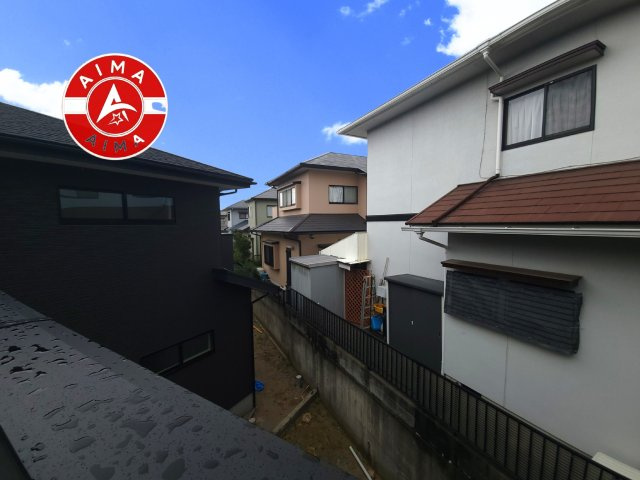 福岡市西区野方2丁目第4-3棟（2号棟）の展望|窓から緑が見える物件も魅力的です。