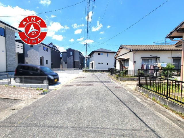 福岡市西区野方2丁目第4-3棟（2号棟）の外観|前面道路含む現地の写真です。