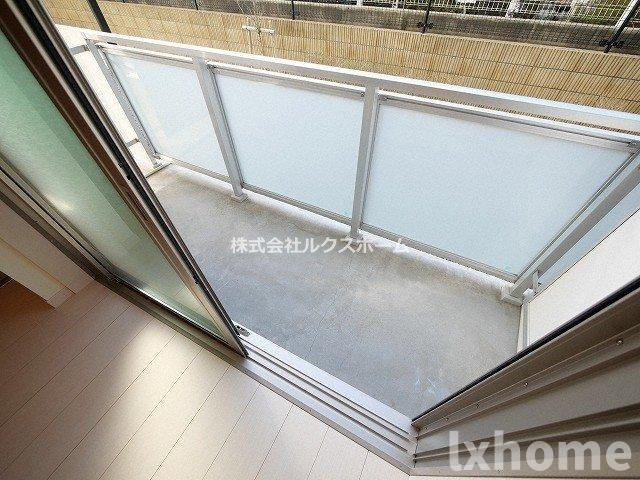 リブリ・昭和園のバルコニー|広々としたバルコニーです