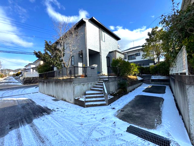 【前面道路含む現地写真】 | 中古戸建　福島市南向台1丁目　南向台小・渡利中