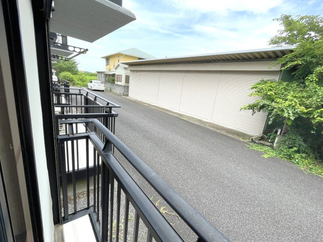 アサヒコーポのバルコニー
