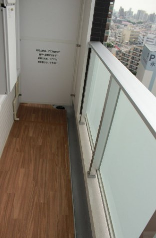 ハーモニーレジデンス山手大塚♯002のバルコニー