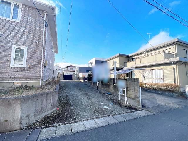 中古戸建　郡山市菜根2丁目　薫小・郡山第二中の前面道路含む現地写真