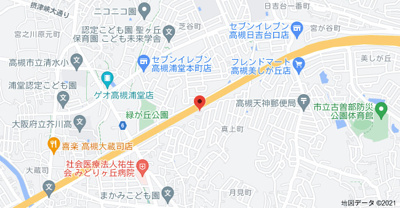 【地図】 | メゾン高槻1号棟