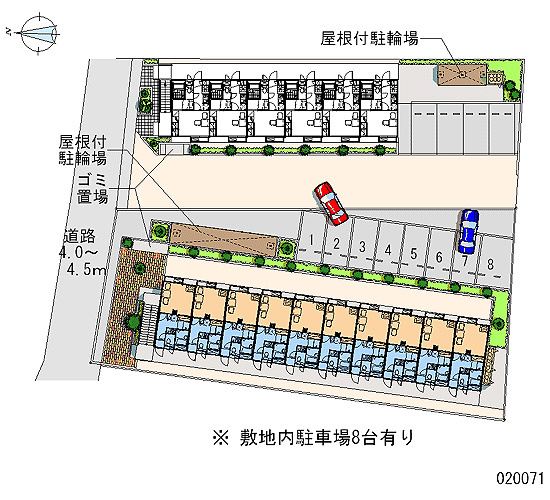 【駐車場】 | レオパレスシェル壱番館 | 画像4