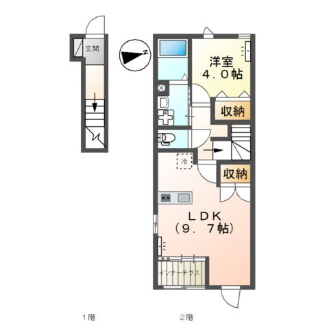 【間取り】 | サンライズテラス | 現況優先となります。現地にて間取り・仕様等をお確かめ下さい。