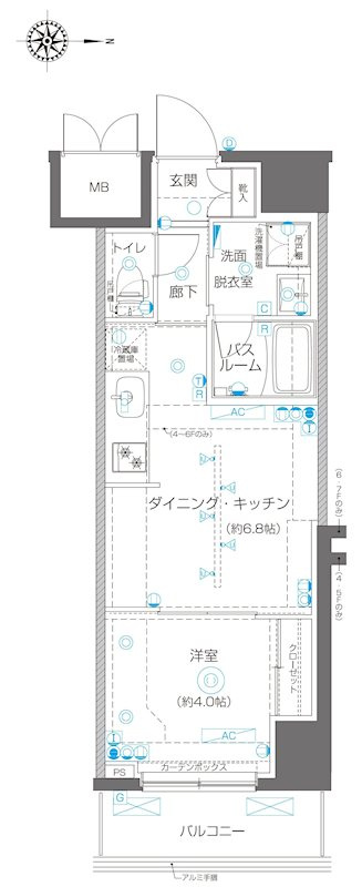 新品家具付きマンション下落合6A(KaGood東京)