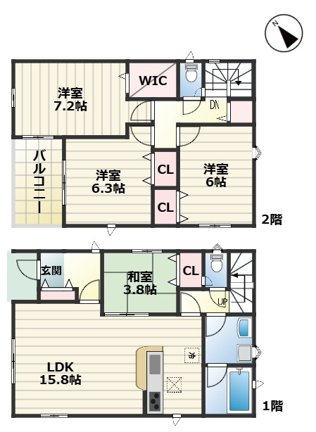 CRADLE GARDEN高浜市向山町第6｜名古屋市の戸建ならホームアップの間取り