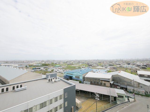 万葉ハイツ東加古川　9階の展望