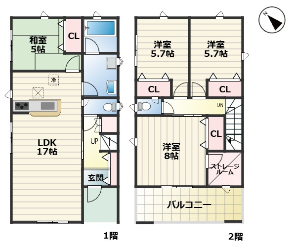 CRADLE GARDEN高浜市向山町第6｜名古屋市の戸建ならホームアップの間取り