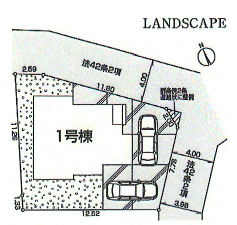 あきる野市引田　新築戸建全1棟の区画図