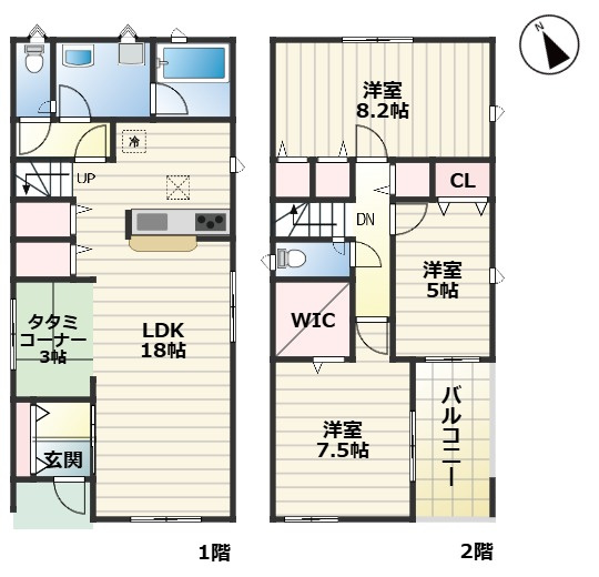 CRADLE GARDEN高浜市向山町第6｜名古屋市の戸建ならホームアップの間取り