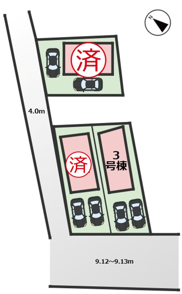 CRADLE GARDEN高浜市向山町第6｜名古屋市の戸建ならホームアップの区画図