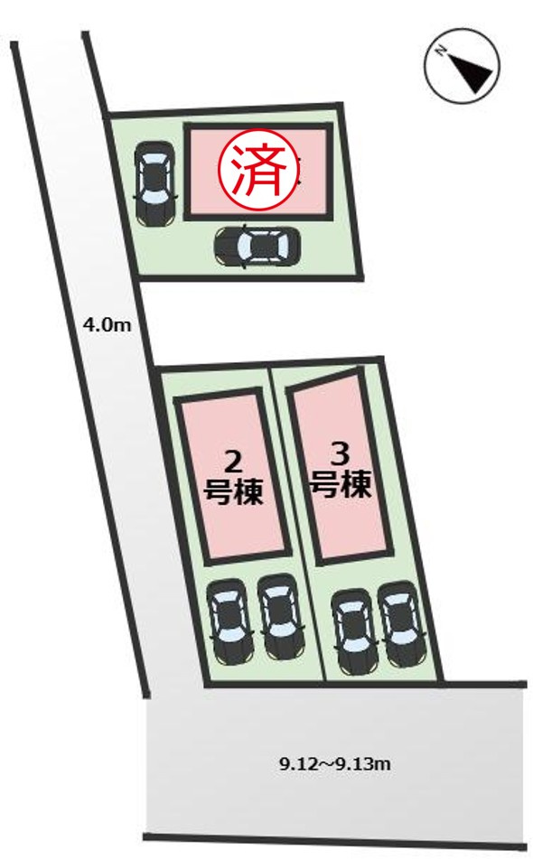 CRADLE GARDEN高浜市向山町第6｜名古屋市の戸建ならホームアップの区画図